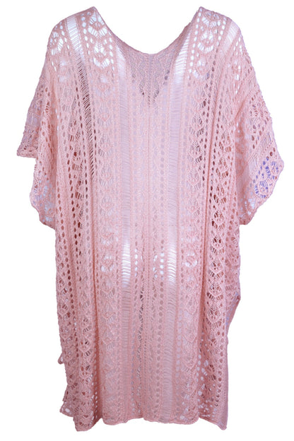 Hazel Blues® | Cutout V-Neck Cover-Up with Tassel