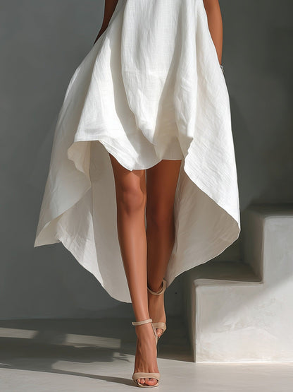 Hazel Blues® |  Sleeveless High-Low Hem Dress