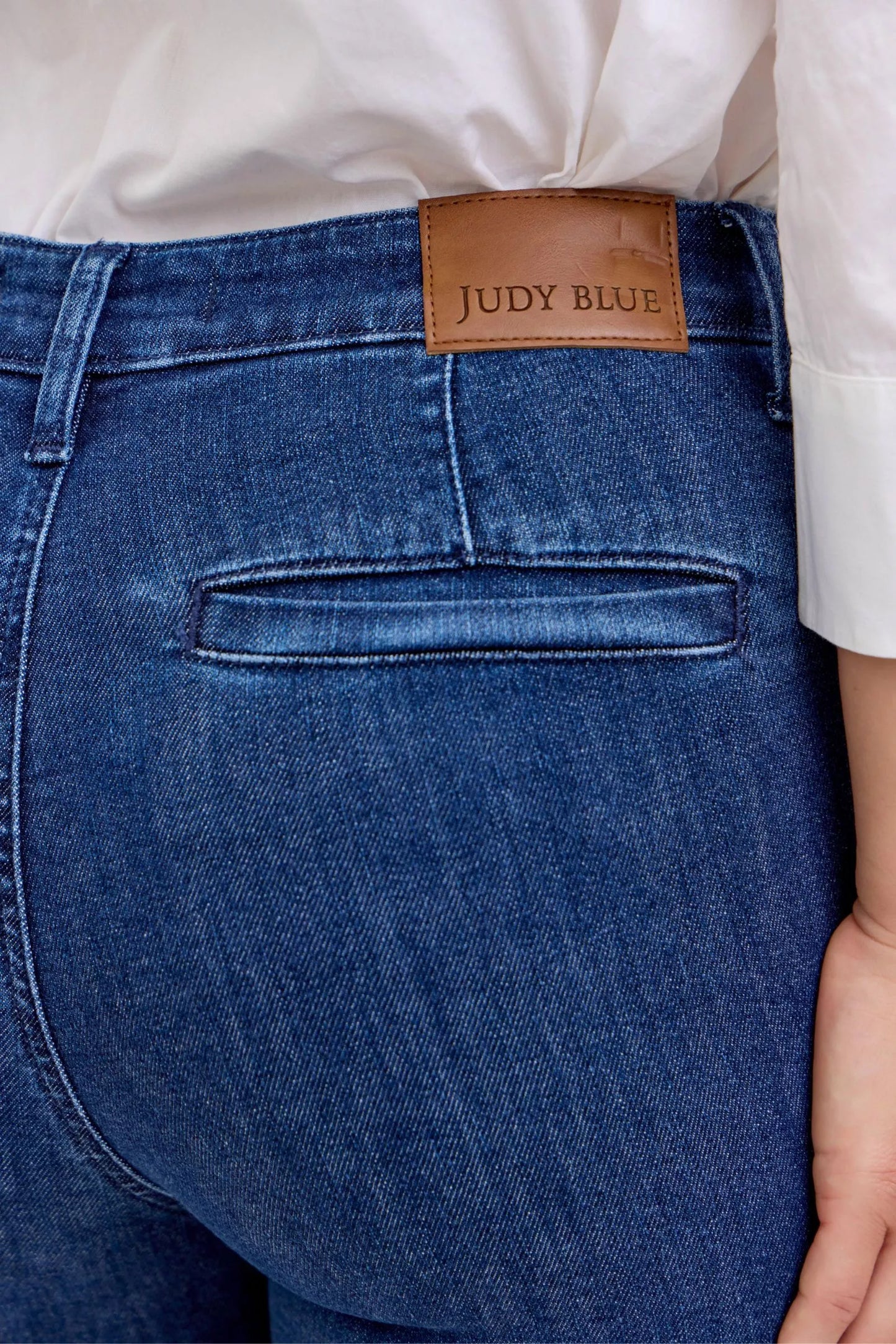 Hazel Blues® |  Judy Blue High Waist Flare Jeans with Front Patch Pockets