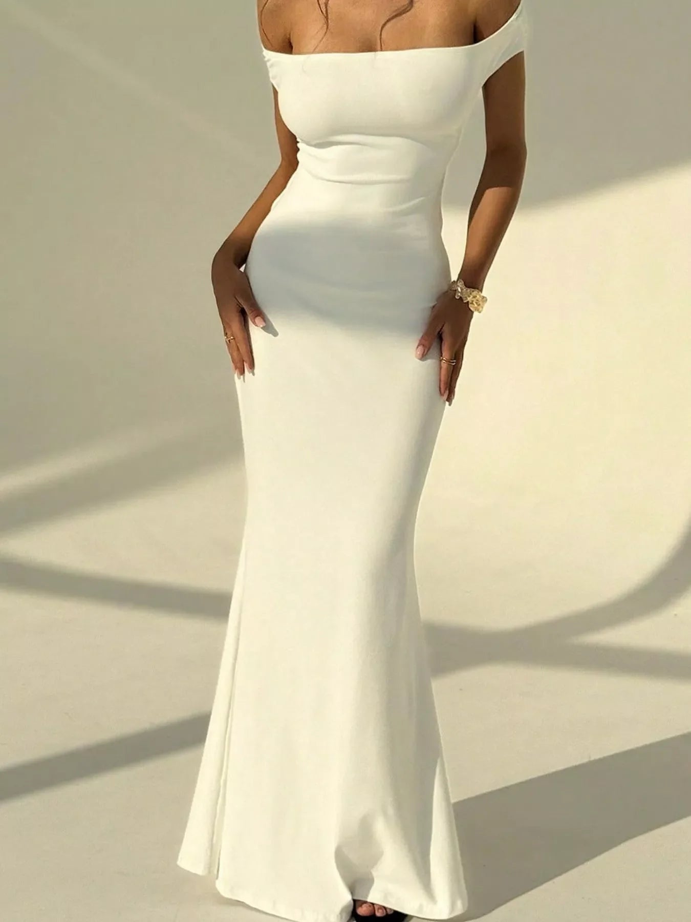 Hazel Blues® |  Backless Off-Shoulder Bodycon Mermaid Maxi Dress