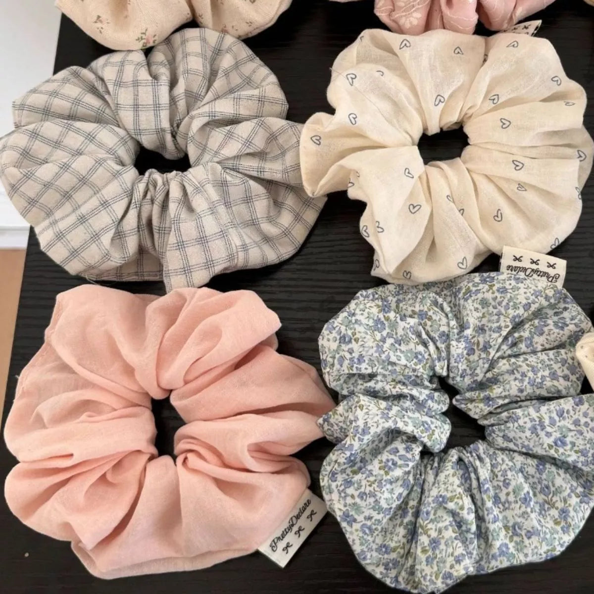 Hazel Blues® |  6-Piece Hair Scrunchie Set
