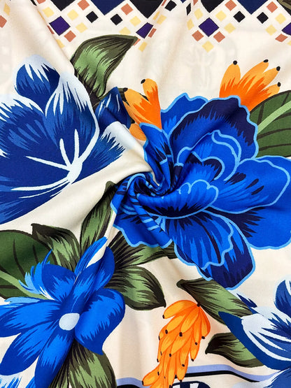 Hazel Blues® | Floral Print Spaghetti Strap Maxi Dress
