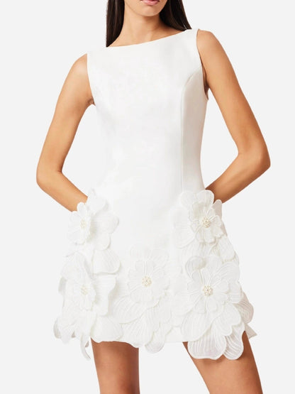 Hazel Blues® |  Flower Round Neck Sleeveless Dress