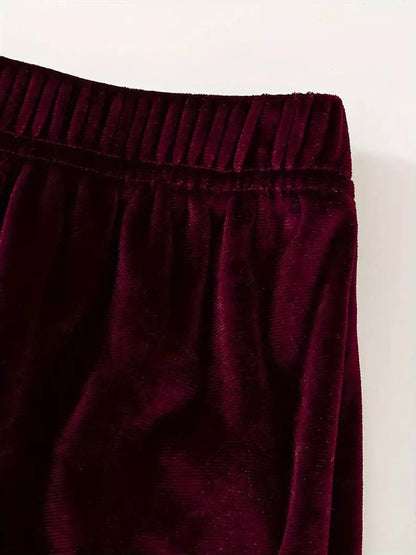 Hazel Blues® | Velvet Hoodie and Pants Set