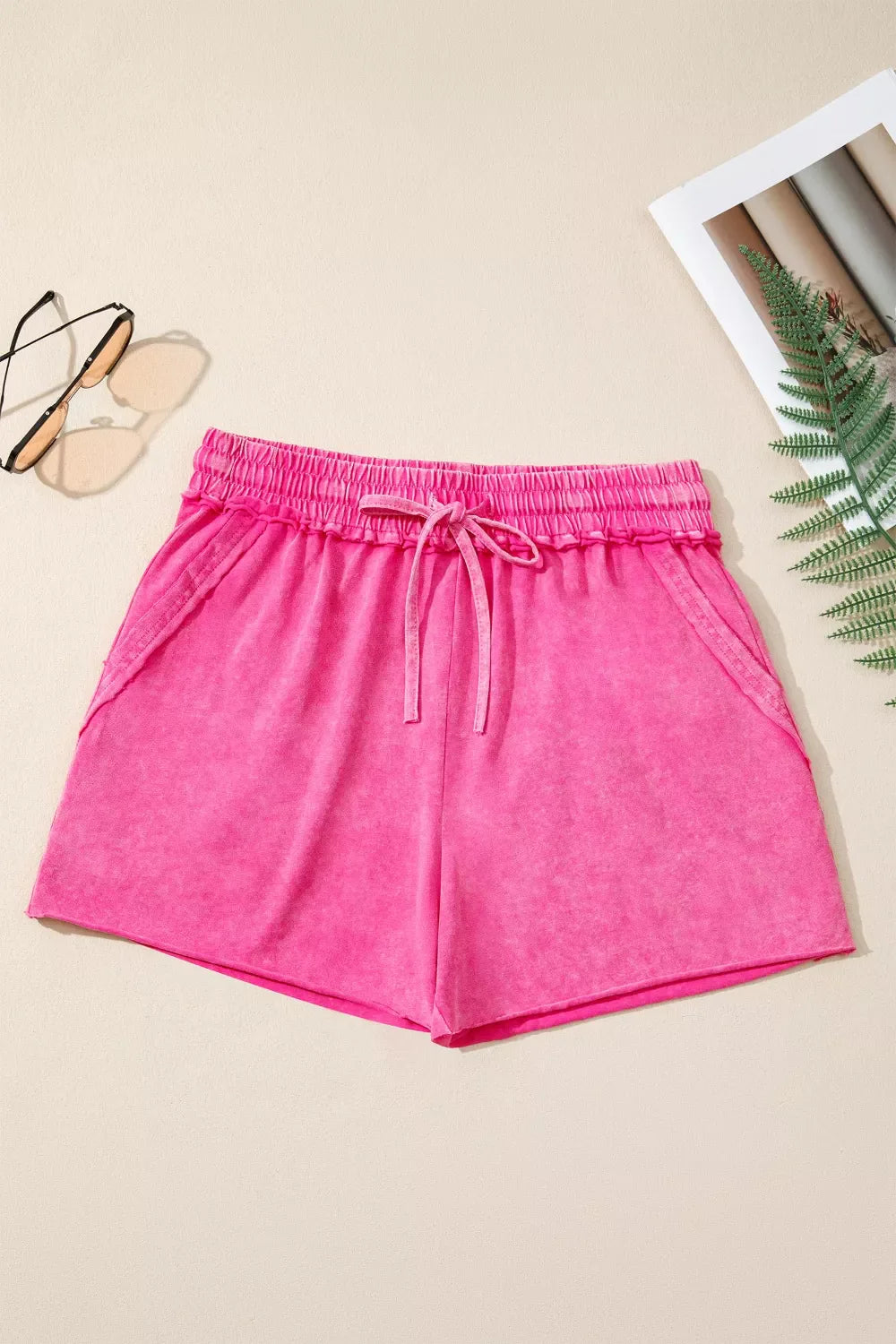 Hazel Blues® |  Drawstring Shorts with Pockets