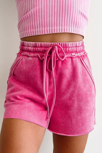 Hazel Blues® |  Drawstring Shorts with Pockets