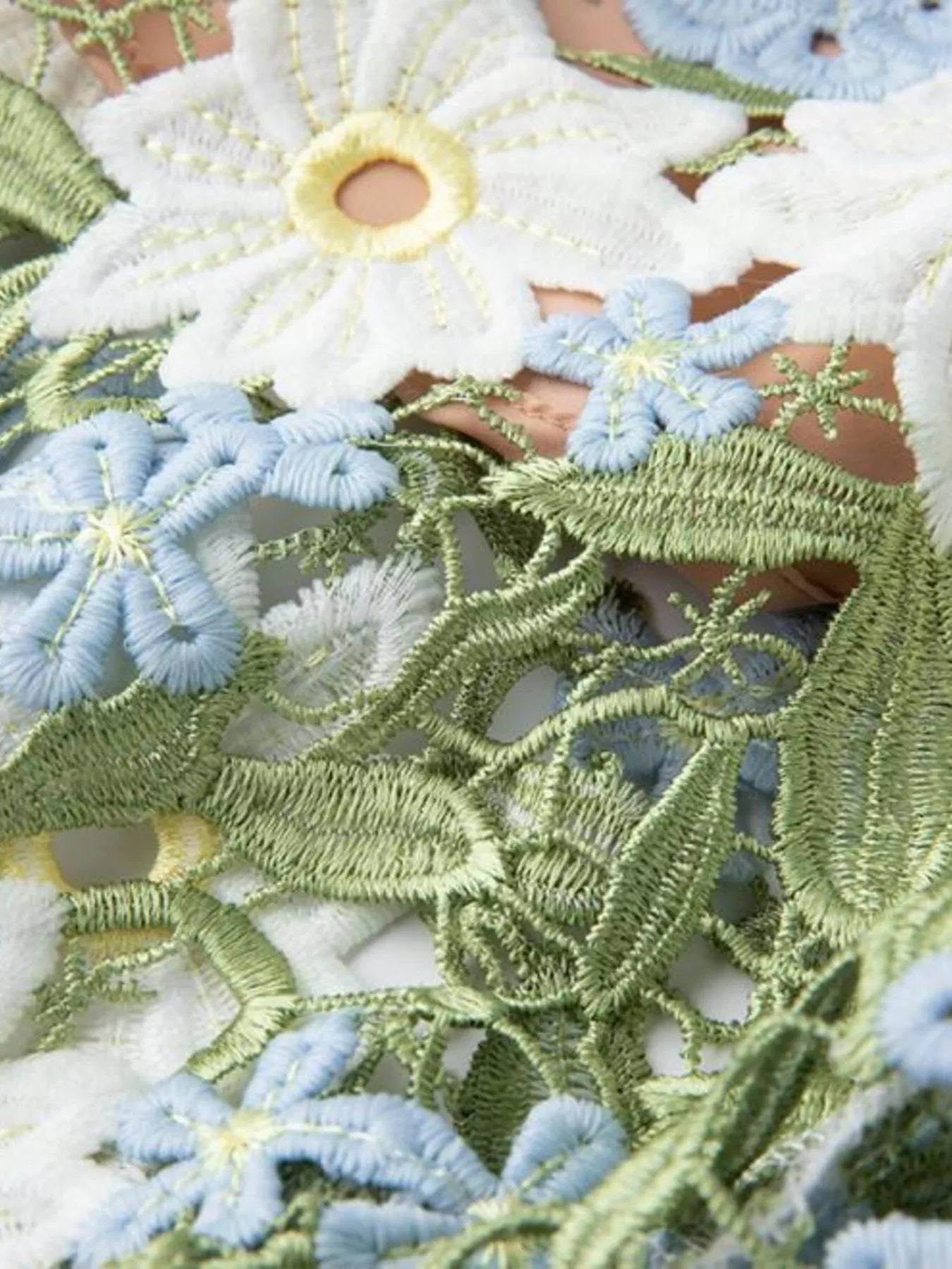 Hazel Blues® |  Floral Embroidered Maxi Dress