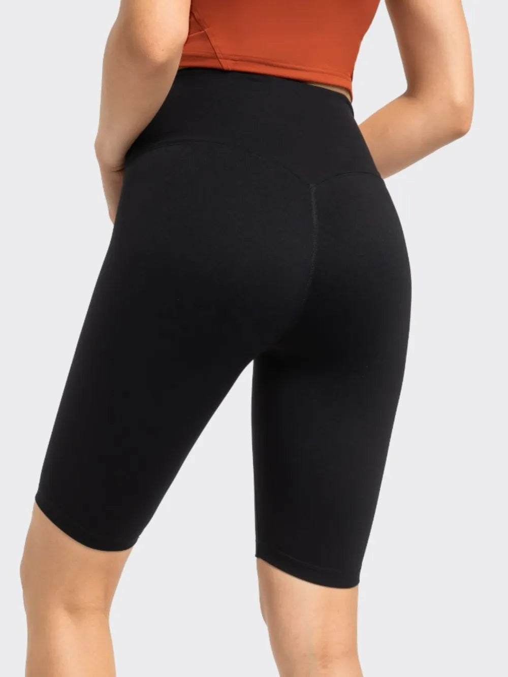Hazel Blues® |  Millennia High Rise Wide Waistband Active Shorts