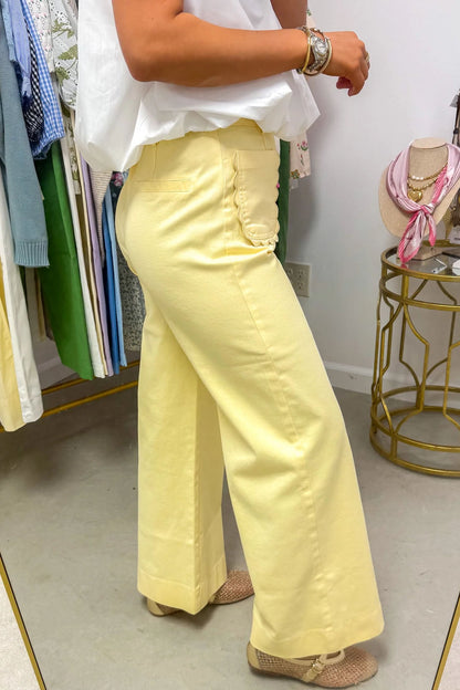 Hazel Blues® |  Sunny Scallop Pocket Jeans
