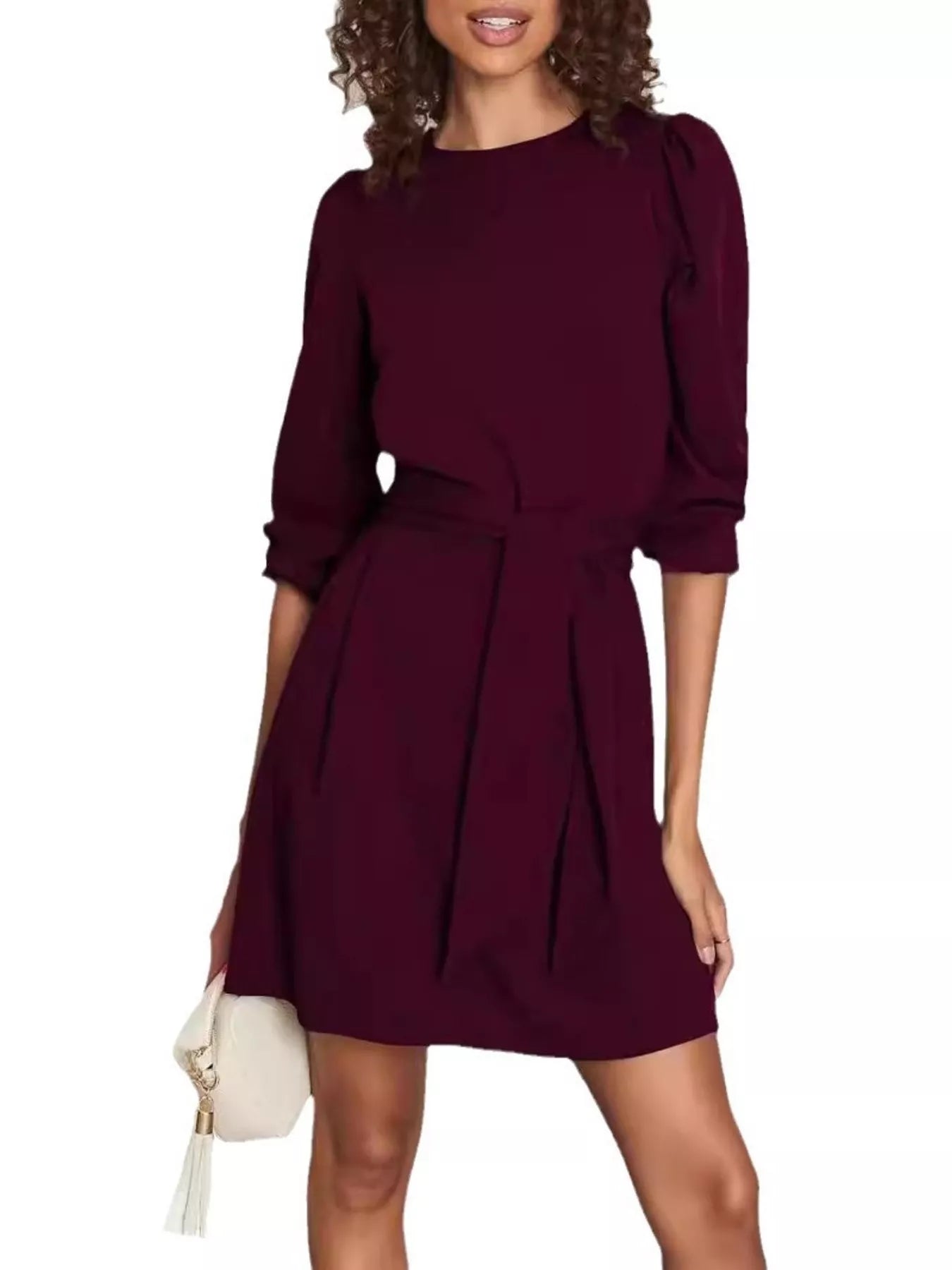 Hazel Blues® |  Tie-Waist Mini Dress