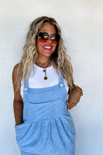 Hazel Blues® |  Sunshine & Daisies Overall Dress