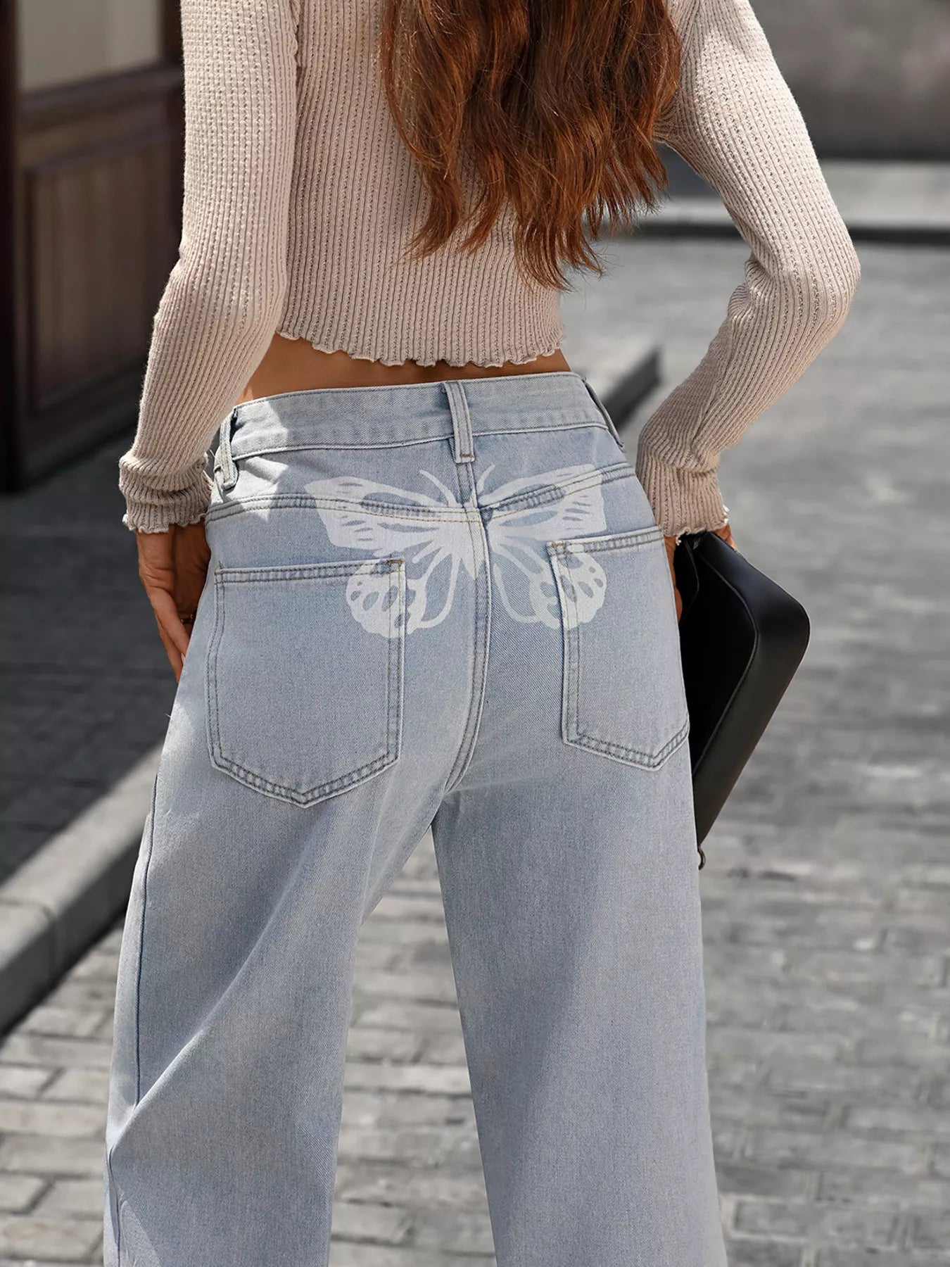 Hazel Blues® |  High Waisted Wide Leg Jeans