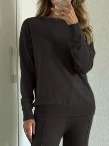 Hazel Blues® |  Long Sleeve Top and Pants Sweater Set