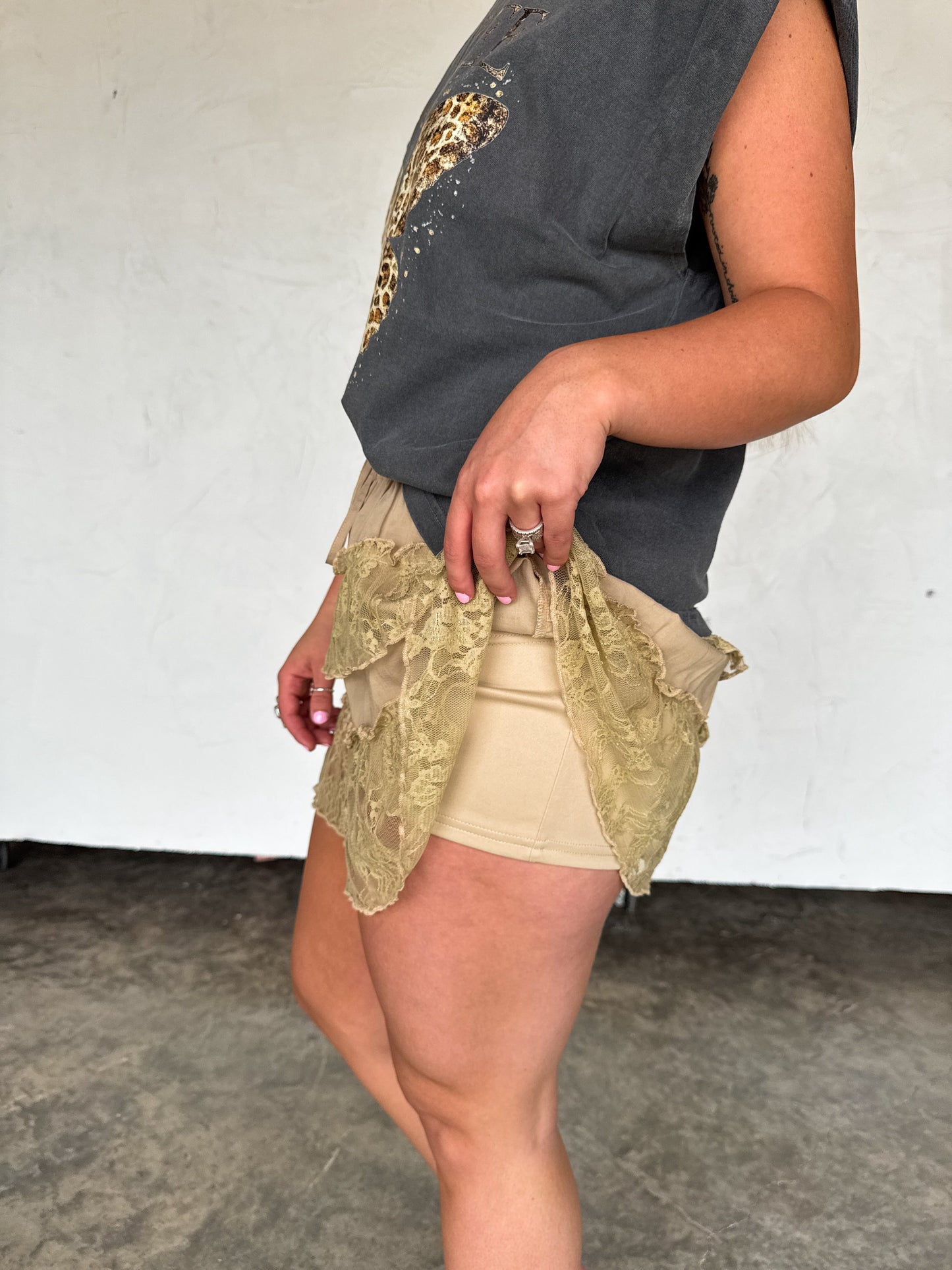 Hazel Blues® |  WILD HONEY LACE SKIRT