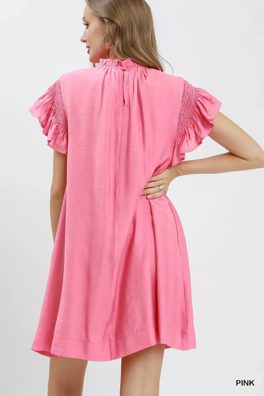 Hazel Blues® |  Umgee Ruffle Flutter Sleeve Dress