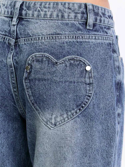 Hazel Blues® |  Pocketed Wide leg Jeans
