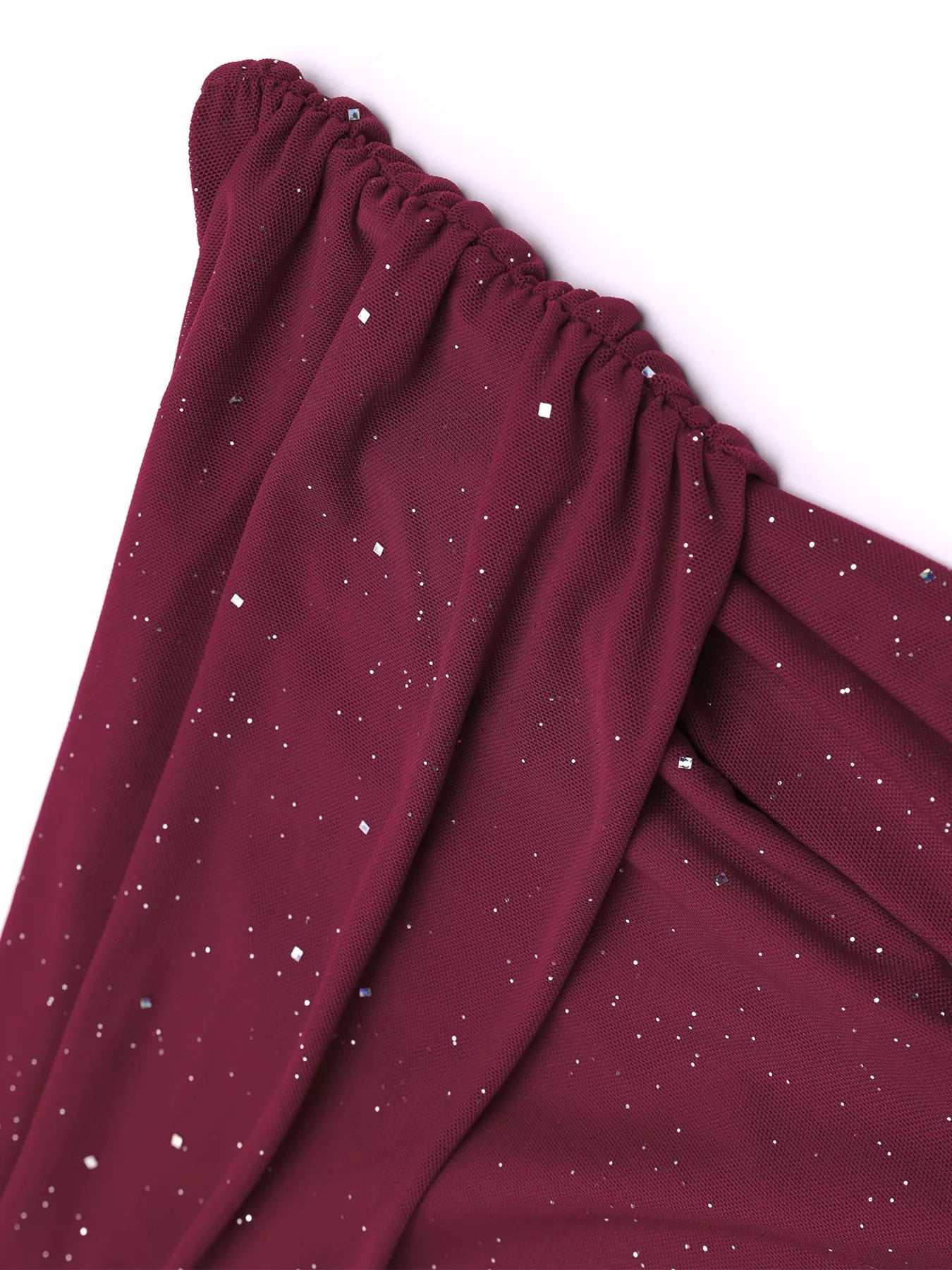 Hazel Blues® |  Glitter Off-Shoulder Maxi Dress
