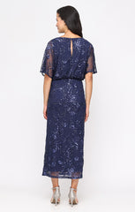 SL Fashions 9196478 Formal Mother of the Bride Tea Length Dress