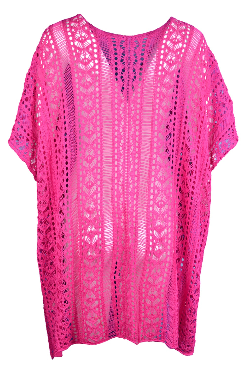 Hazel Blues® | Cutout V-Neck Cover-Up with Tassel