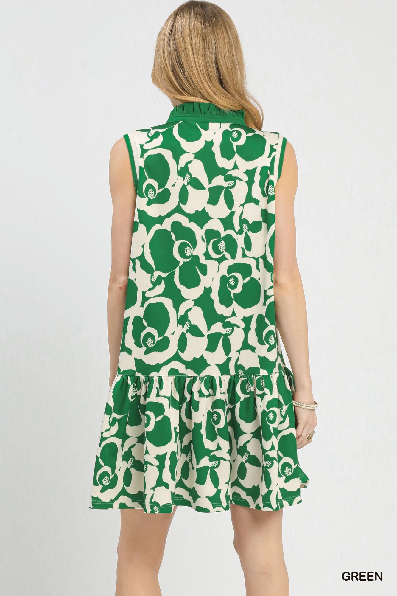 Hazel Blues® |  Umgee Floral Sleeveless Tiered Dress