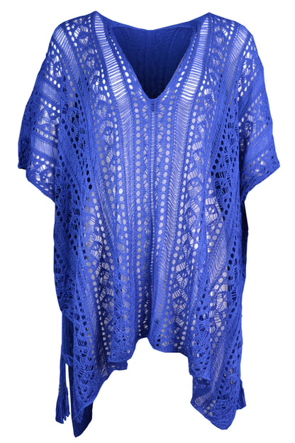 Hazel Blues® | Cutout V-Neck Cover-Up with Tassel