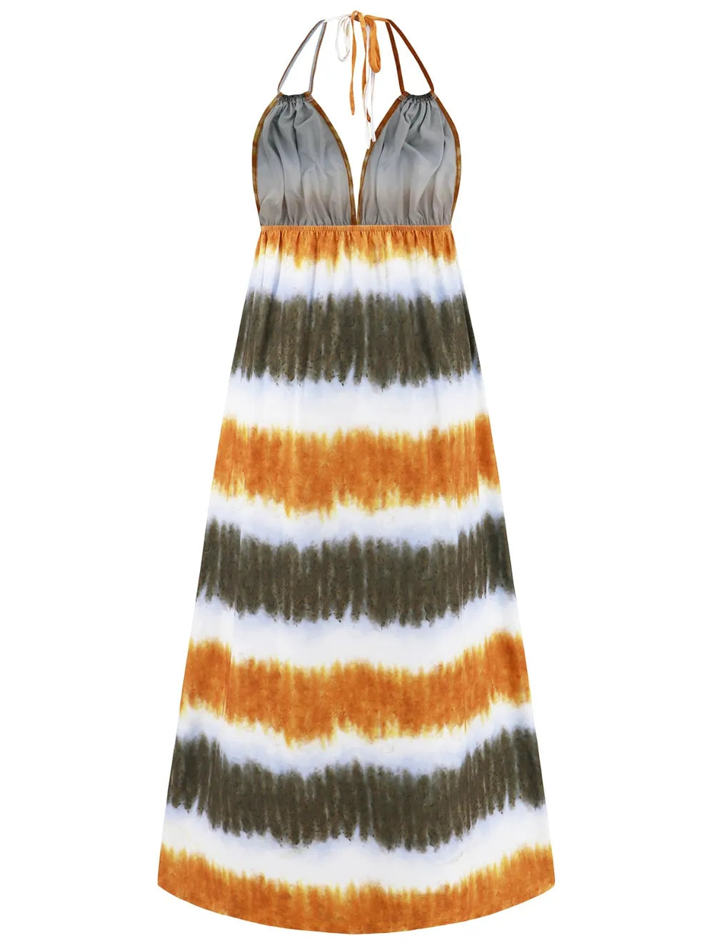Hazel Blues® |  Tie-Dye Halter Neck Dress