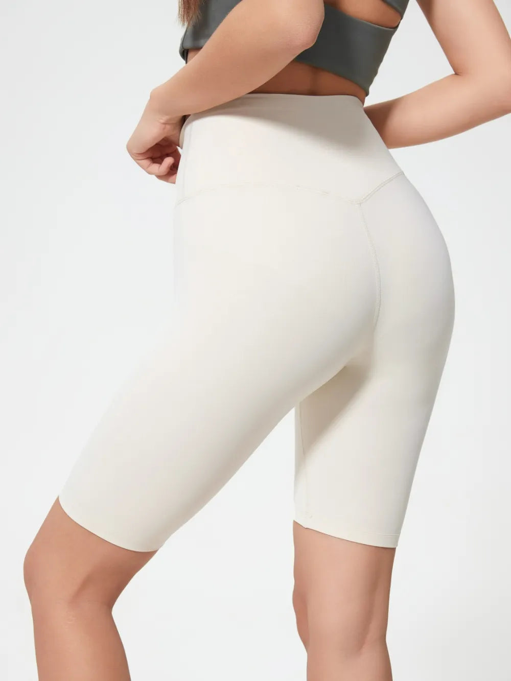 Hazel Blues® |  Millennia High Rise Wide Waistband Active Shorts