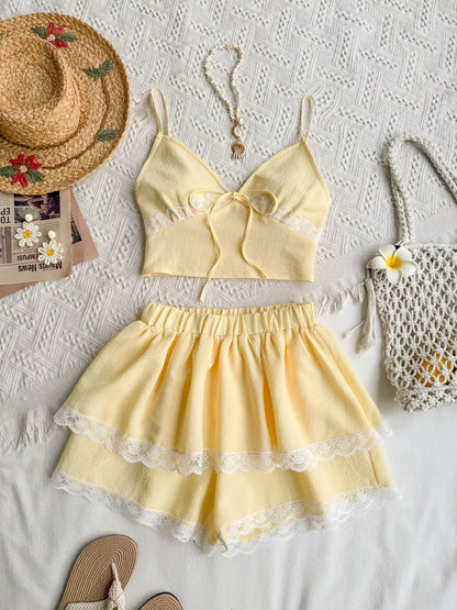 Hazel Blues® |  Smocked Cami and Skirt Set