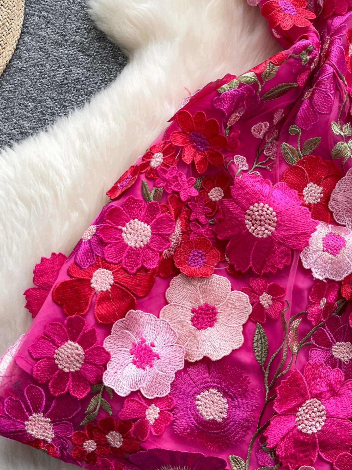 Hazel Blues® |  Floral Tie Waist Mini Dress