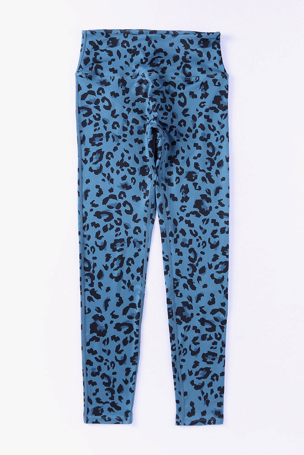 Hazel Blues® |  Leopard Print Wide Waistband Leggings
