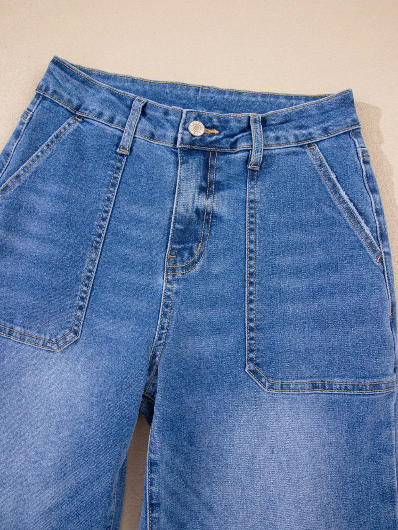Hazel Blues® |  High-Waisted Wide Leg Flare Jeans