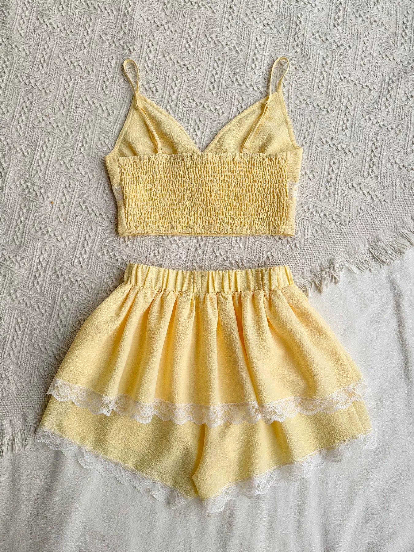 Hazel Blues® |  Smocked Cami and Skirt Set