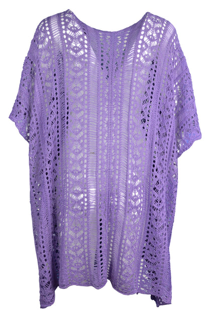 Hazel Blues® | Cutout V-Neck Cover-Up with Tassel