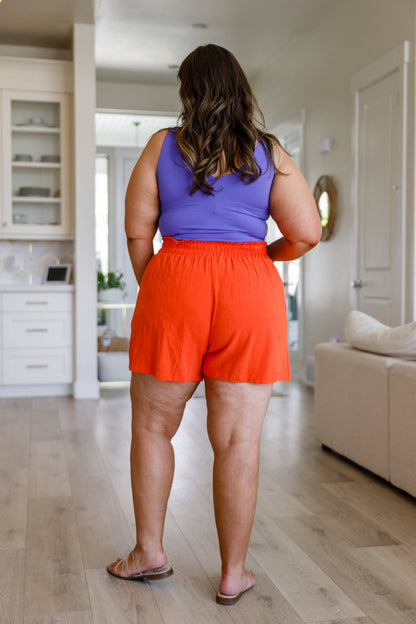 Hazel Blues® | A Little Lazy High Rise Linen Shorts