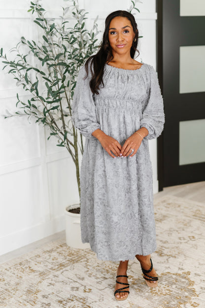 Hazel Blues® |  All Is Well Dress In Opal Gray
