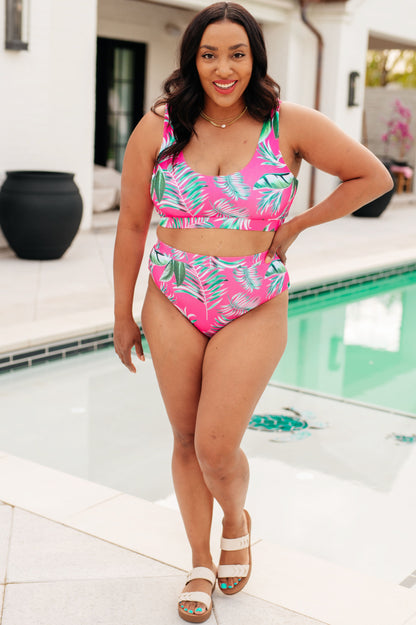 Hazel Blues® | Barbados Tropical Print Swim Bottoms