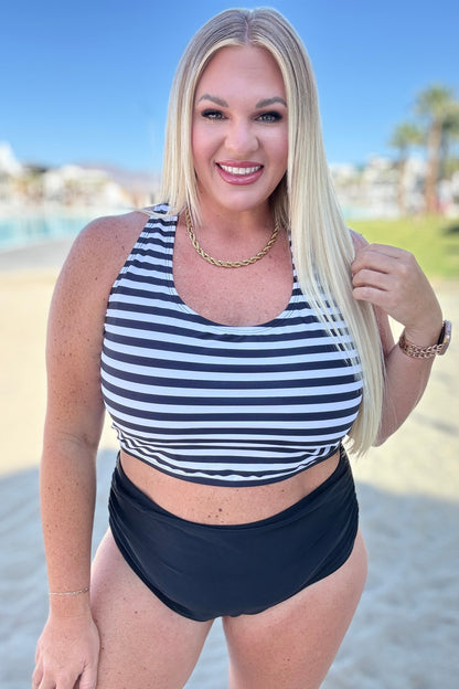 Hazel Blues® | Belize High Waisted Swim Bottoms