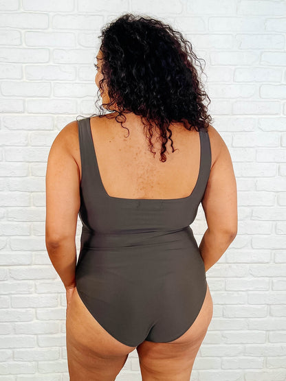 Hazel Blues® | Cape Town Asymmetrical Stripe Swimsuit