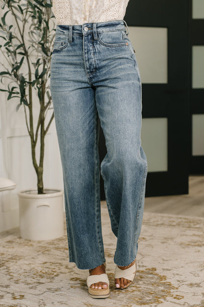 Hazel Blues® |  Ciera High Waist Rigid Magic Wihelmina Baggy
