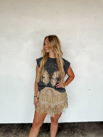 Hazel Blues® |  WILD HONEY LACE SKIRT