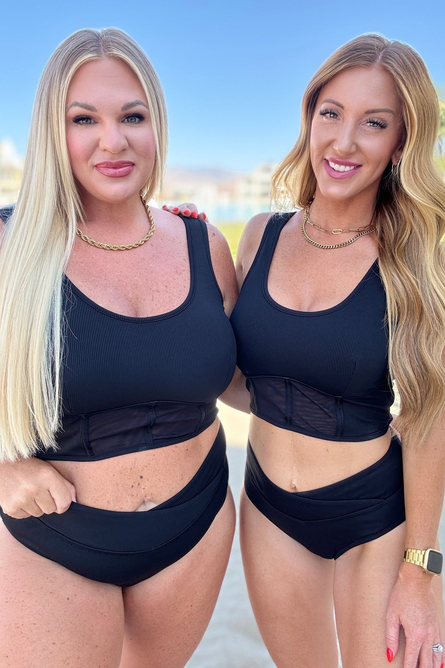 Hazel Blues® | Down the Block, On A Beach Two Piece Swimsuit