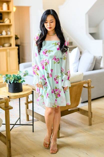Hazel Blues® |  Delightfully Yours Floral Dress