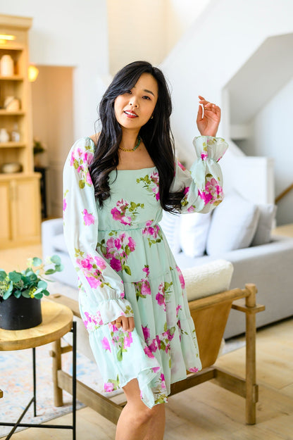 Hazel Blues® |  Delightfully Yours Floral Dress