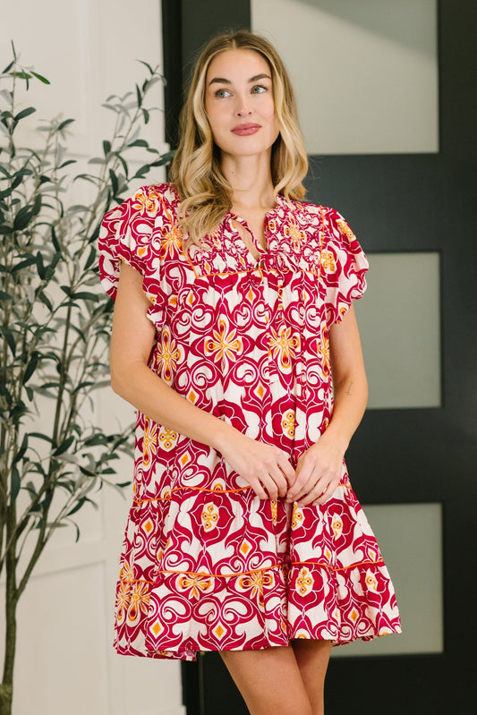 Hazel Blues® |  Don't You Go Away Balloon Sleeve Dress