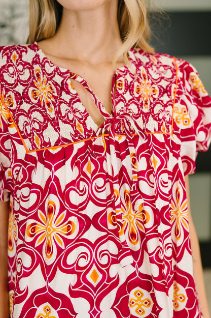 Hazel Blues® |  Don't You Go Away Balloon Sleeve Dress