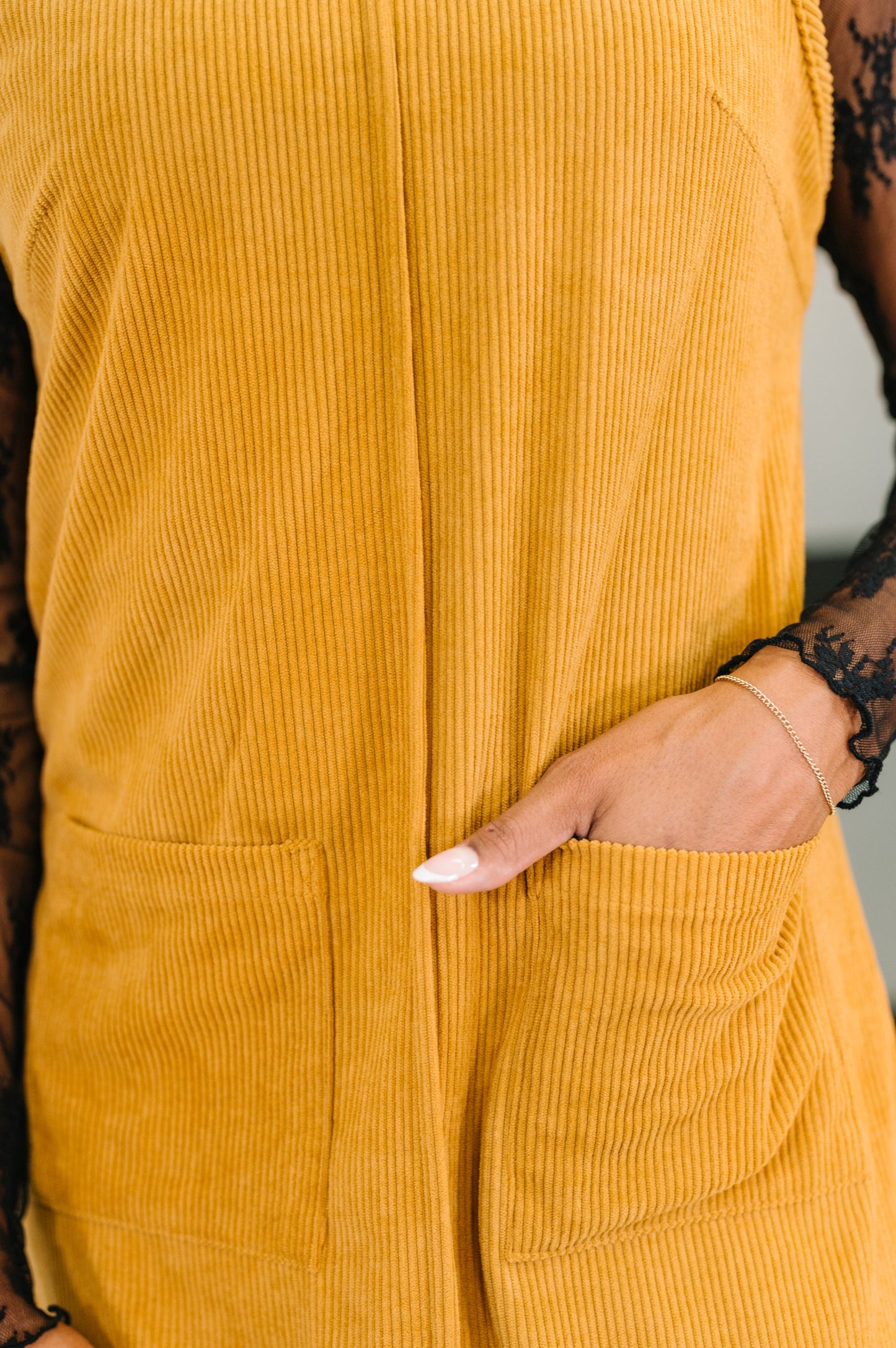 Hazel Blues® |  Feeling That Way Corduroy Dress
