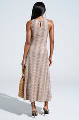 WOKE UP IN IBIZA CROCHET MIDI DRESS