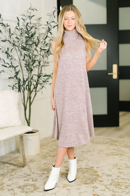 Hazel Blues® |  Glam Dress and Cardigan Set in Wine