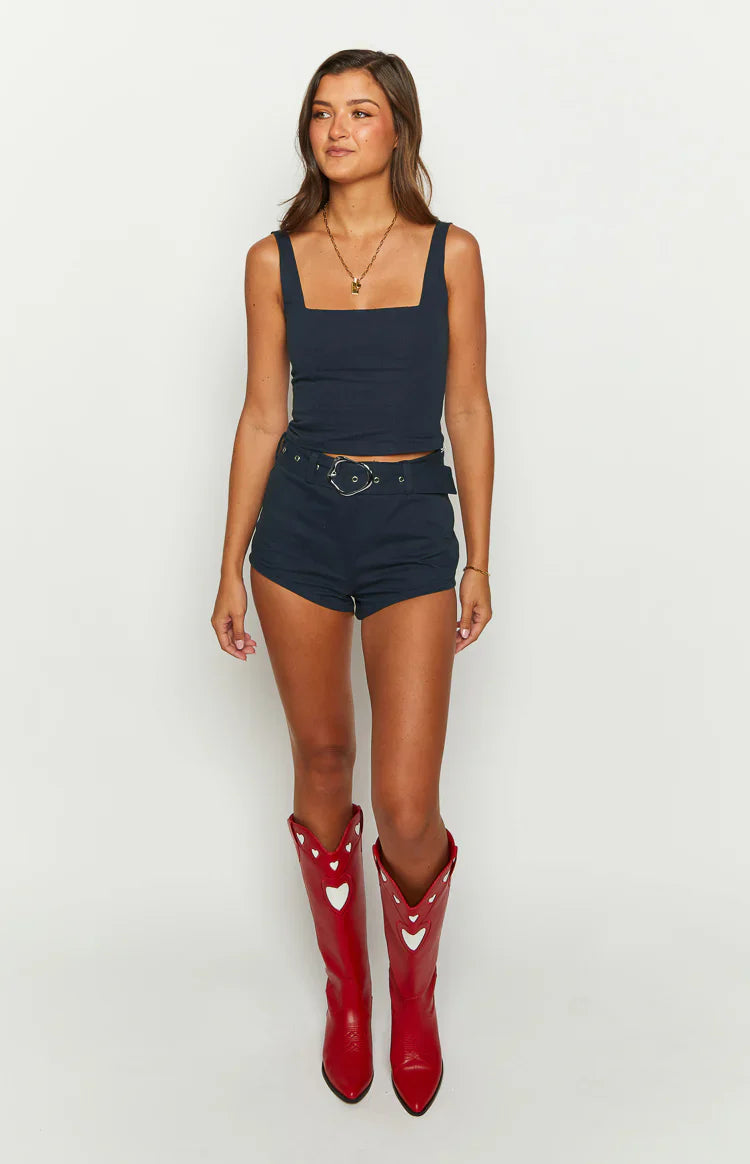 Headlines Navy Shorts