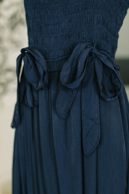 Hazel Blues® |  Hold Me Down Midi Dress in Navy
